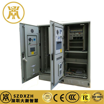 2 Compartments Power Supply Cabinet With Power Distribution Unit And Batterry For Backup