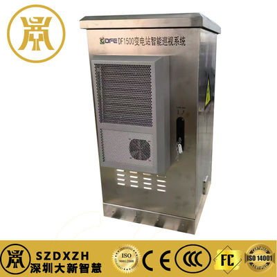Stainless Steel Outdoor Communication Cabinet With Air Conditioning For Substation Intelligent Patrol System