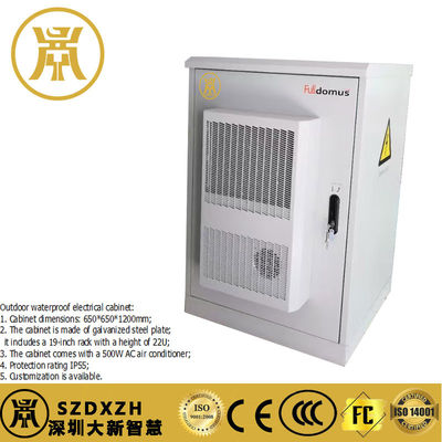 22U IP55 Waterproof Electrical Cabinet With 500W Air Conditioner Perfect For Outdoor Applications