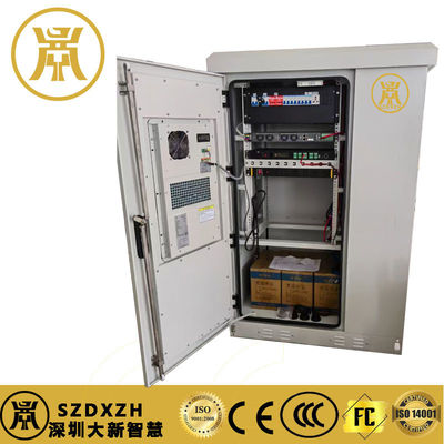 Outdoor Waterproof Fiber Optic Communication Integrated Power Cabinet 2 Compartment Cabinet