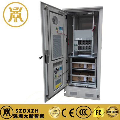Free Standing Outdoor Telecom Cabinets Integrated Cabinet For Battery And Equipment